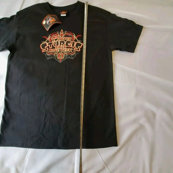2015 75th Sturgis Motorcycle Rally Bike Week Shirt Black Hills, SD NWT Size M - Picture 5 of 10